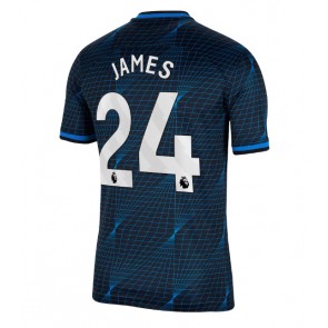 Chelsea Reece James #24 Koszulka Wyjazdowych 2023-24 Krótki Rękaw